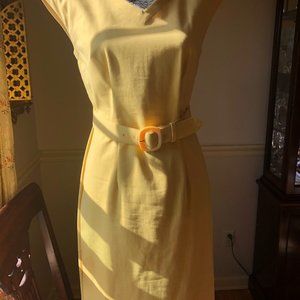 Doncaster Yellow Dress, Size 2